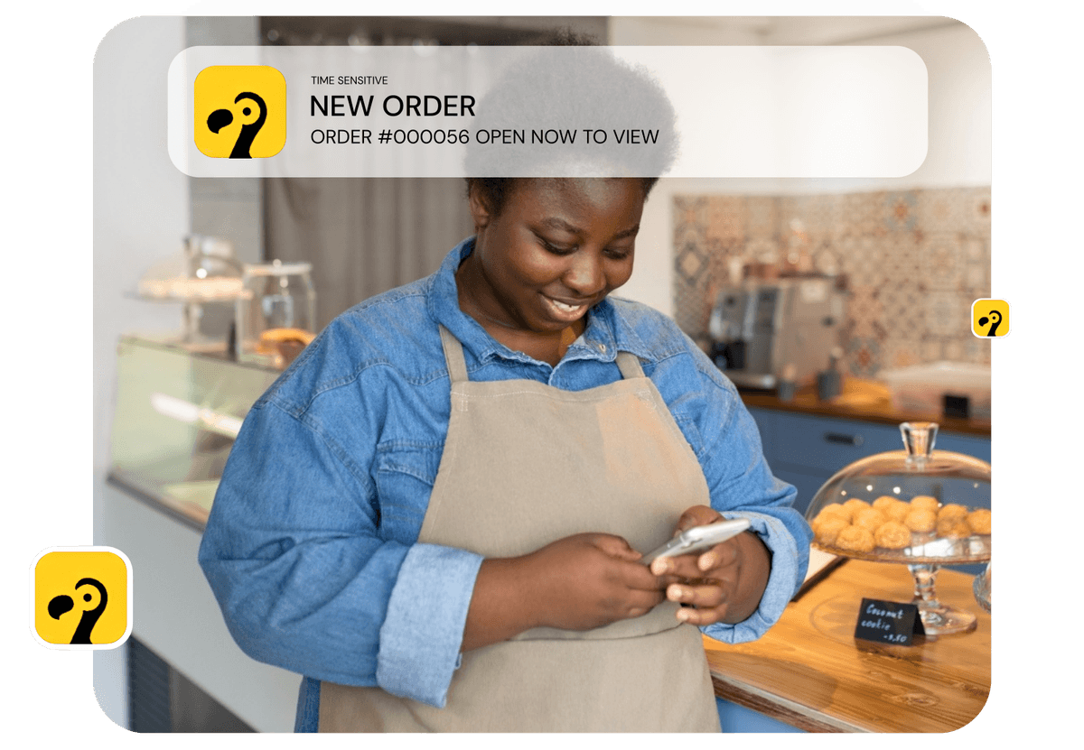 Request delivery in seconds